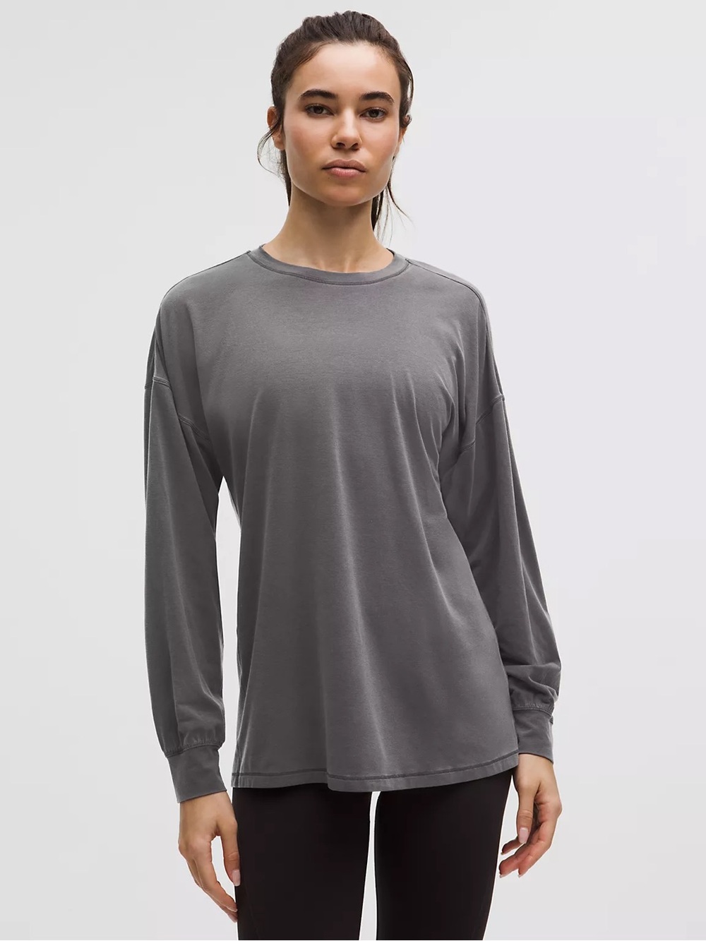 *White* lululemon EasySet Relaxed-Fit Long-Sleeve Shirt